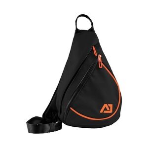 Atley James Women's Harmon Stylish Crossbody Bag Trendy Black / Orange OS NWT